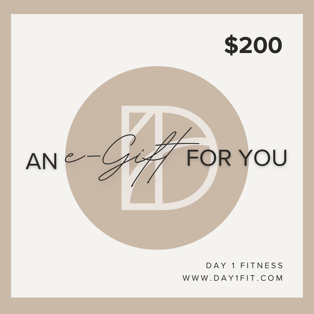 
                  
                    Day 1 Fitness Gift Card
                  
                