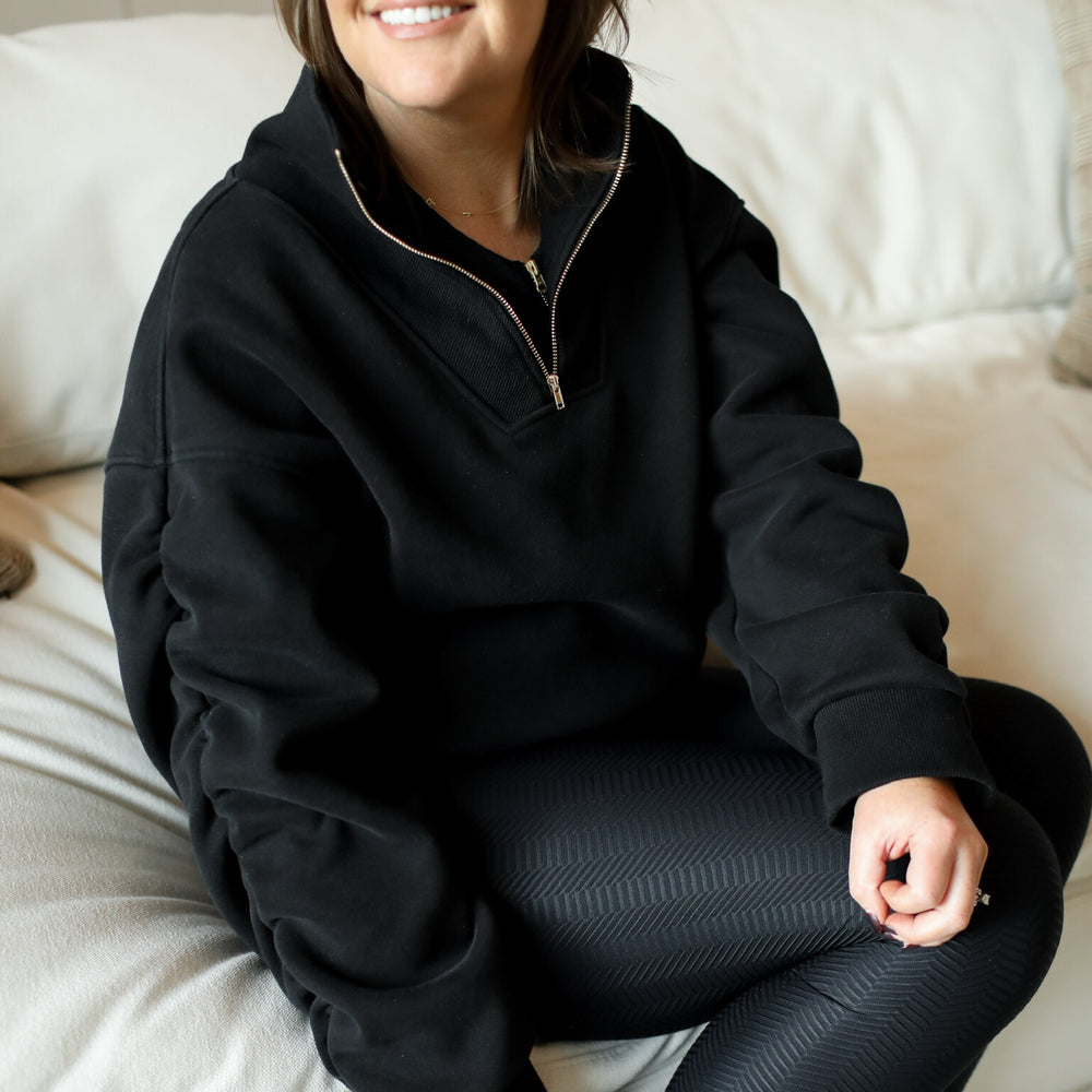 
                  
                    Scrunch Sleeve Sweatshirt
                  
                