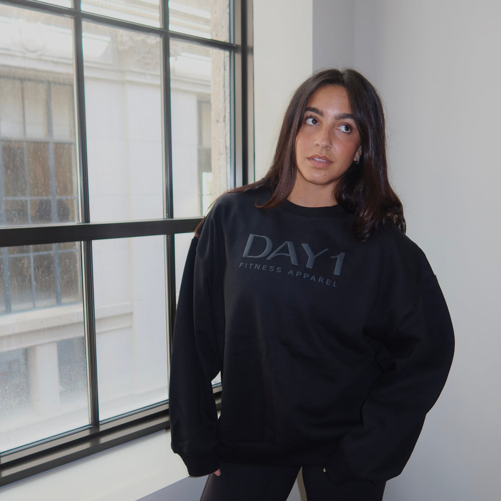 Monochrome Day 1 Crewneck Sweatshirt