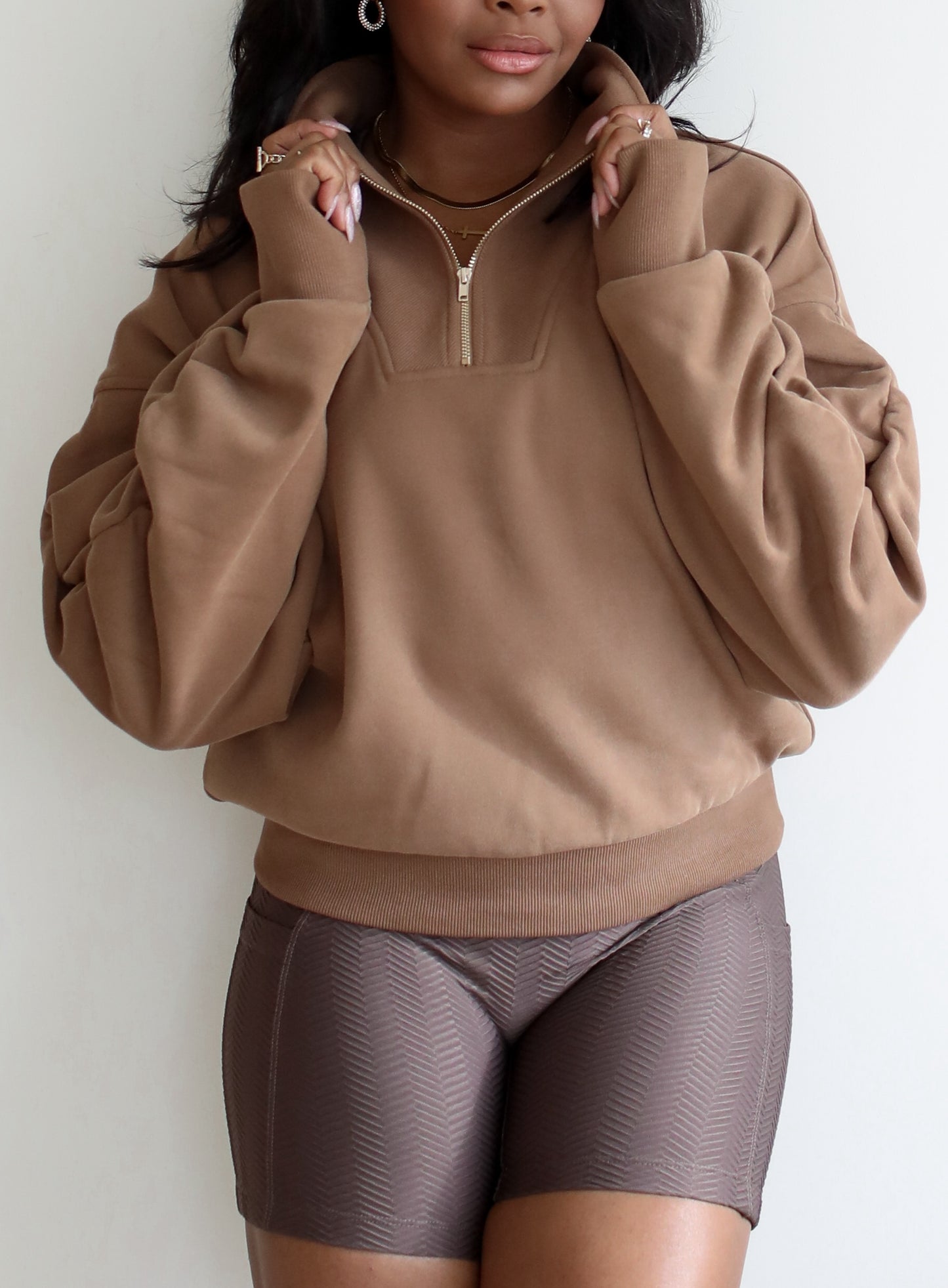 Scrunch Sleeve Sweatshirt 2.0