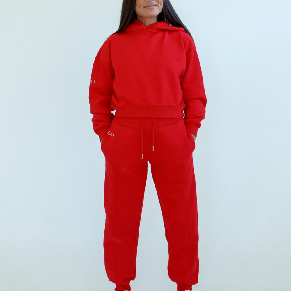 
                      
                        Plush Drawstring Sweatpants
                      
                    