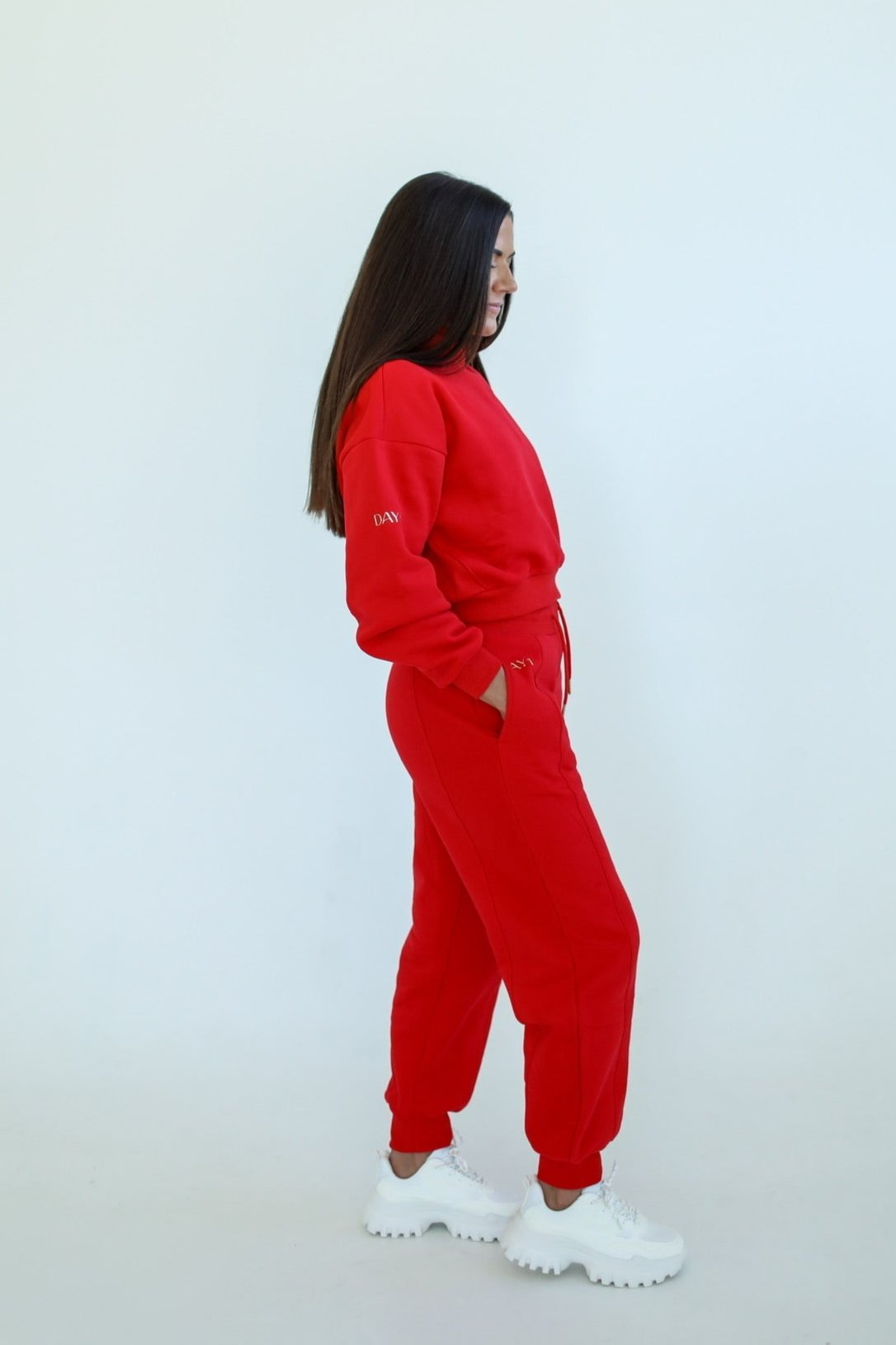 Plush Drawstring Sweatpants